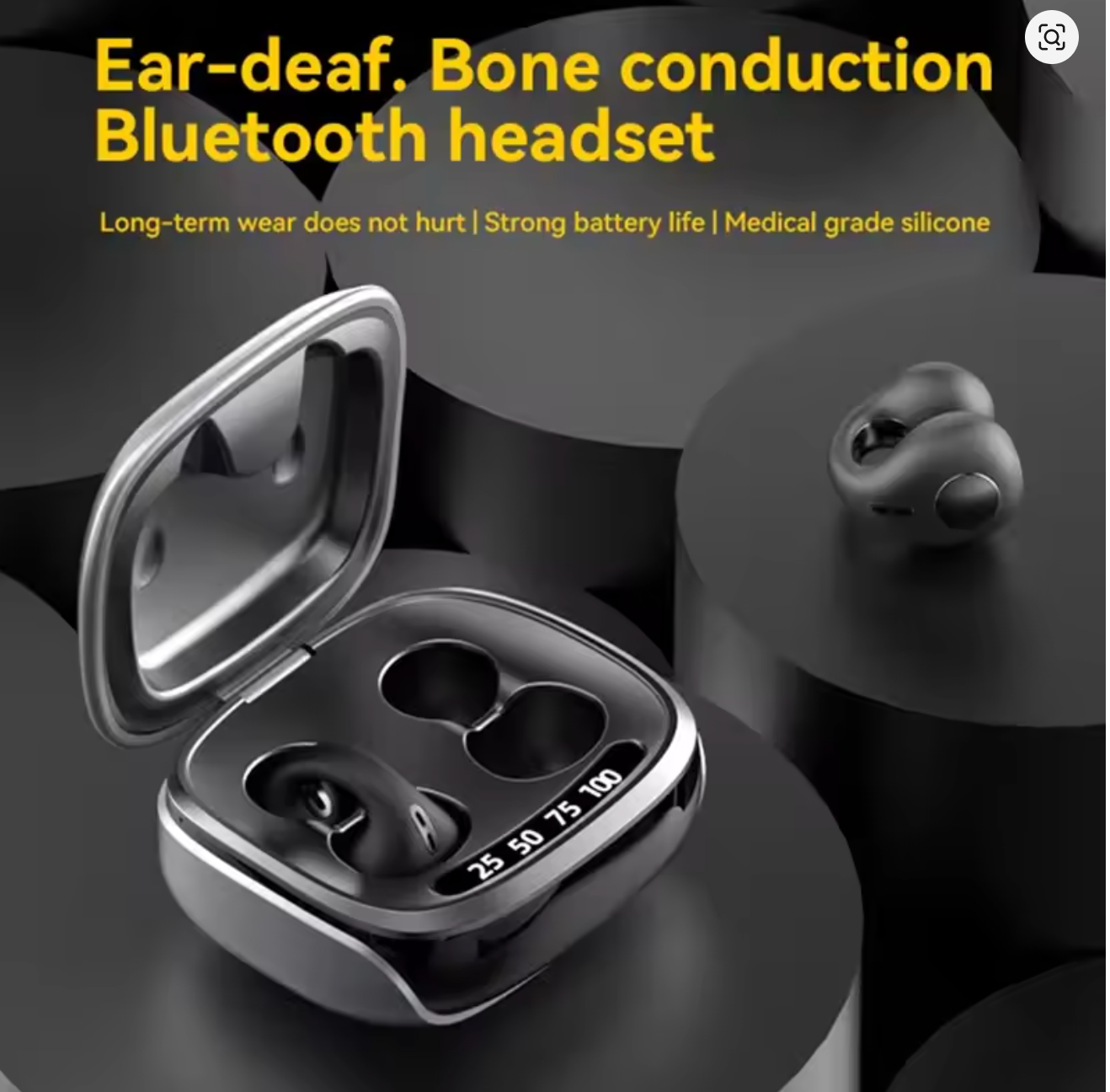 Sony HIFI-3.0 Ear Clip Bluetooth 5.3 Wireless Earbud with Noise Reduction |S17 Open-Ear Stereo Headset for Sports, Calls & Music